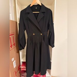 Elegant Black Women's Dress